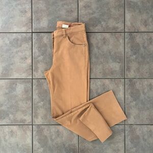 Blue Willi's Tan‎ Straight Leg Pants size 40 soft suede like fabric